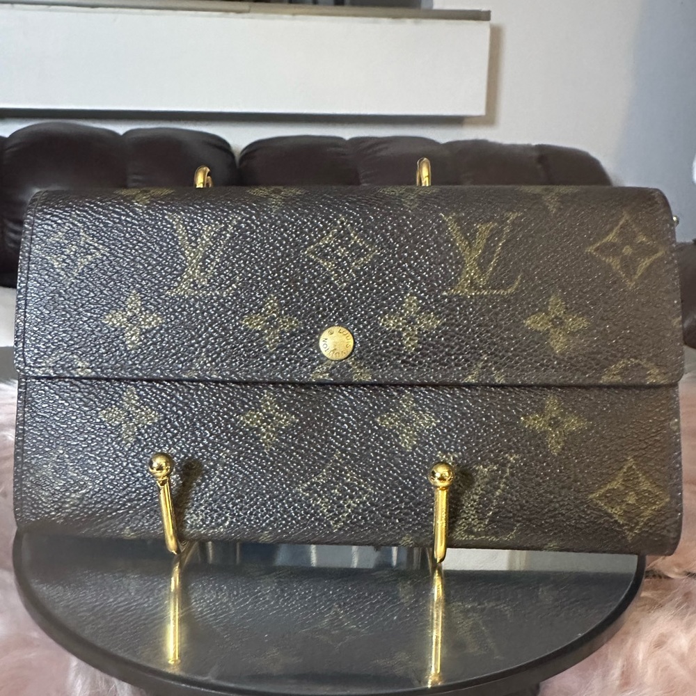 Louis Vuitton Monogram Sarah Long Wallet CA1925